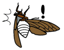 Sentimental Cicada Sticker sticker #7287852