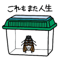Sentimental Cicada Sticker sticker #7287869