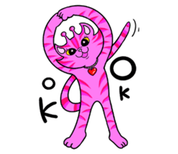 A space kitten of nincompoop sticker #7288413