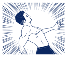 The man who breaks feeling. sticker #7288824