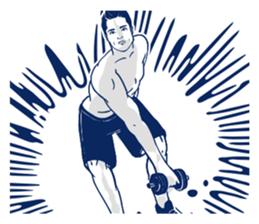 The man who breaks feeling. sticker #7288827