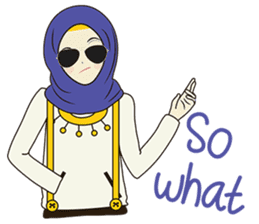 lovely Muslimah hijab lover sticker #7288881