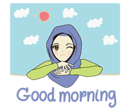 lovely Muslimah hijab lover sticker #7288892