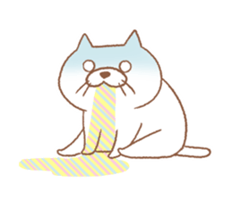 Tomfoolery cat 2 sticker #7290273