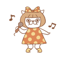 Tomfoolery cat 2 sticker #7290279