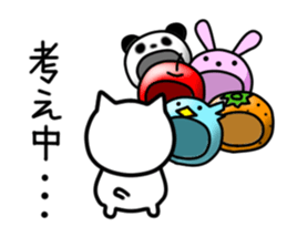 Costume cats 3 sticker #7290761