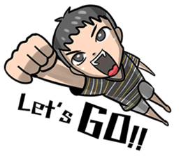 boy zab sticker #7291758