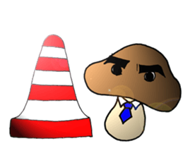 Shiitake mushroom Takeshi 2 sticker #7291963