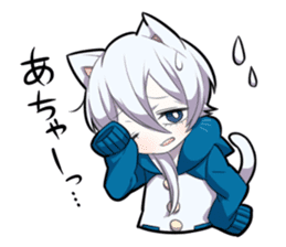 WHITE KITTEN 2 sticker #7292555