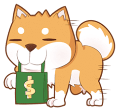 Momo, the Shiba sticker #7292575