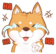 Momo, the Shiba sticker #7292577