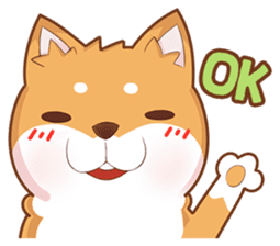 Momo, the Shiba sticker #7292579