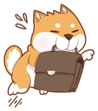 Momo, the Shiba sticker #7292593