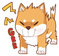 Momo, the Shiba sticker #7292598