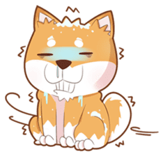 Momo, the Shiba sticker #7292606