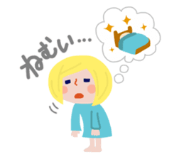 Peaceful life of Beanie/conversation ed sticker #7293021