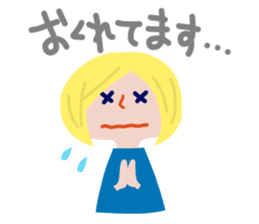 Peaceful life of Beanie/conversation ed sticker #7293023