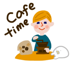 Peaceful life of Beanie/conversation ed sticker #7293031