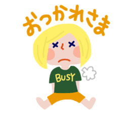 Peaceful life of Beanie/conversation ed sticker #7293042