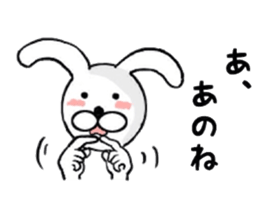 Regular Rabbit Sticker sticker #7293101