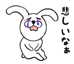 Regular Rabbit Sticker sticker #7293111