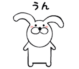 Regular Rabbit Sticker sticker #7293116