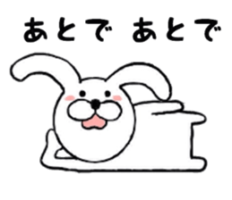Regular Rabbit Sticker sticker #7293123