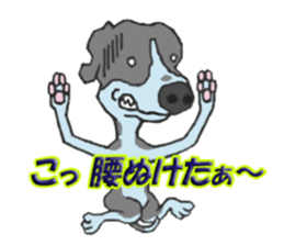 Cutie dog and cool tortoise sticker #7293230