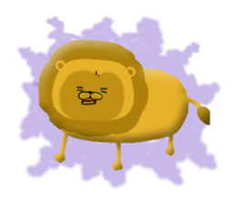 The lion2 Sticker which can be used sticker #7293799