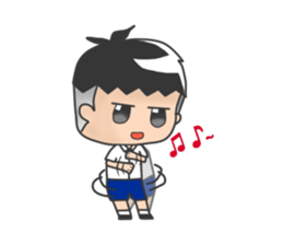 Dek chaay hua grean sticker #7294529