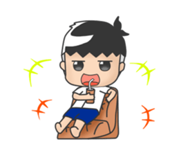 Dek chaay hua grean sticker #7294540