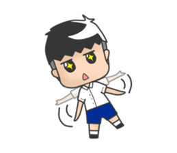 Dek chaay hua grean sticker #7294556