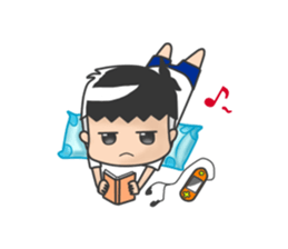 Dek chaay hua grean sticker #7294563