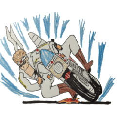 Old car highway racer NO3 "art truck"