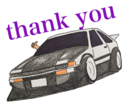 Old car highway racer NO3 "art truck" sticker #7295010