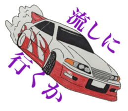 Old car highway racer NO3 "art truck" sticker #7295013