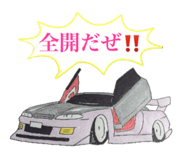 Old car highway racer NO3 "art truck" sticker #7295022