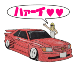 Old car highway racer NO3 "art truck" sticker #7295028