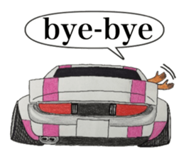 Old car highway racer NO3 "art truck" sticker #7295030