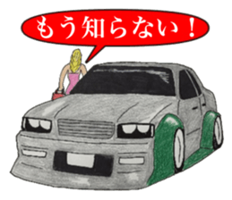 Old car highway racer NO3 "art truck" sticker #7295034