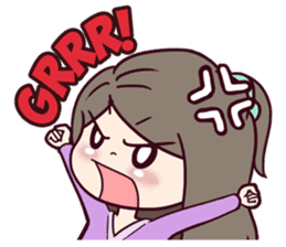 Micah the Wonder Girl sticker #7295168