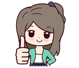 Micah the Wonder Girl sticker #7295169