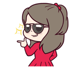 Micah the Wonder Girl sticker #7295170