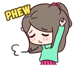 Micah the Wonder Girl sticker #7295177