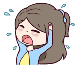 Micah the Wonder Girl sticker #7295179