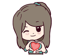 Micah the Wonder Girl sticker #7295186