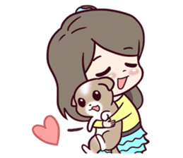 Micah the Wonder Girl sticker #7295187