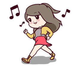 Micah the Wonder Girl sticker #7295189