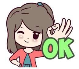 Micah the Wonder Girl sticker #7295192