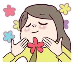 Micah the Wonder Girl sticker #7295198